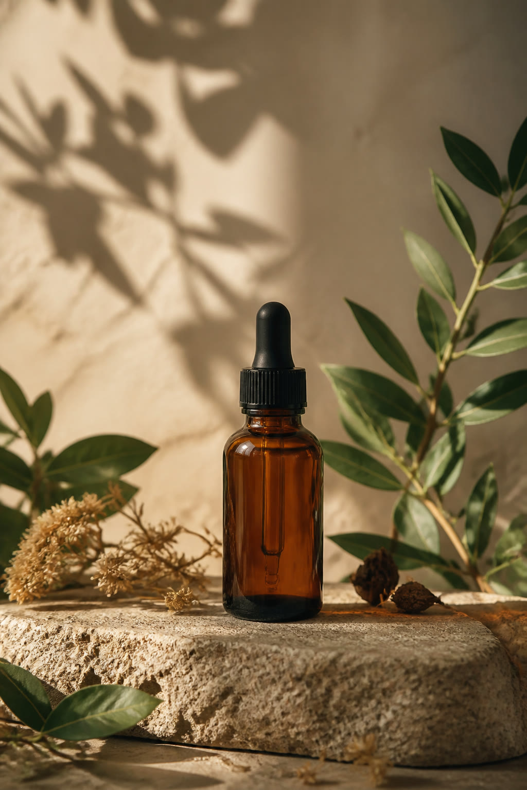 Finished Pinterest pin for a facial oil