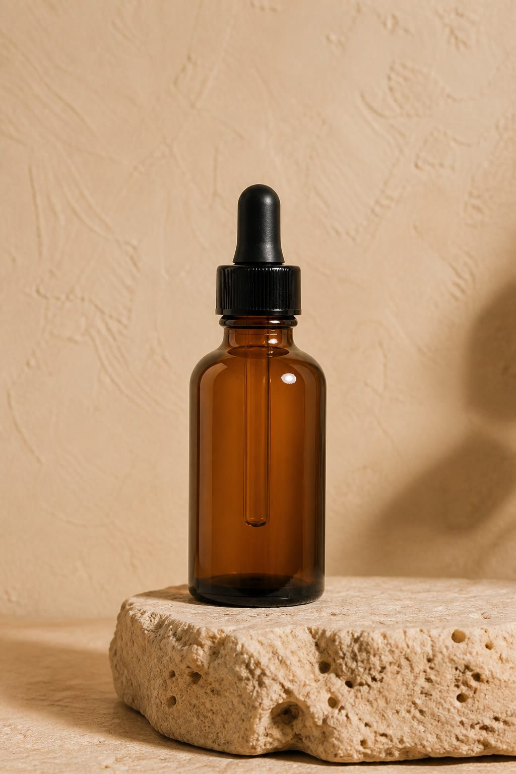 Product photo of a facial oil bottle ready to upload